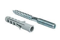 Шпилька сантехническая М8*80мм с дюбелем М10*50мм Stout SAC-0020-400880