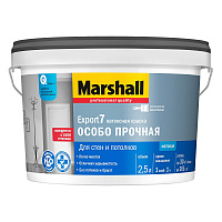 Краска Export 7 для стен и потолков матовая база BC Marshall (2.5л)