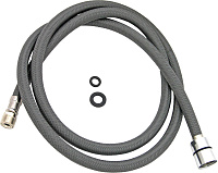 Шланг для смесителя с вытяжной лейкой ARGO OLIO-NYLON серый, нейлон М15*1х1/2" 1500мм AGD 22.640N 150 P