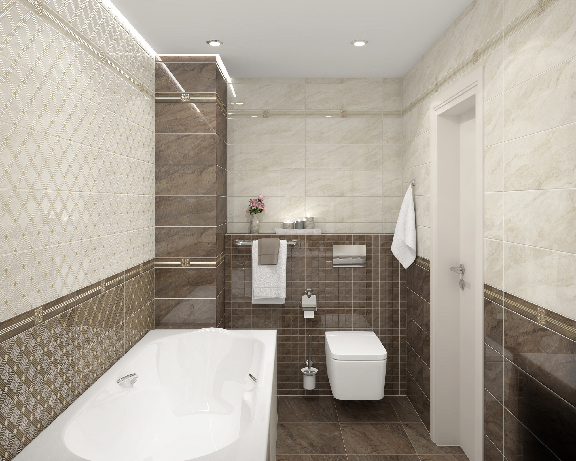Плитка настенная Royal коричневая 20*60см Laparet 60046 доставка Нижний Новгород 3 Плитка настенная Royal коричневая 20*60см Laparet 60046 купить 3