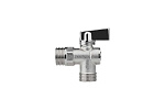 Кран шаровой угловой 1/2" Masterprof ИС.081208