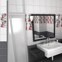 Панель KronPlast ПВХ Плитка 2700*250*8мм, 01-085