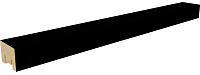 Рейка интерьерная МДФ Милана 20*30*2700 black edition Стелла