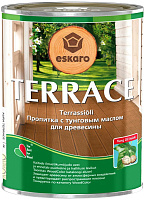 Пропитка с тунговым маслом для древесины Eskaro Terrace бесцветная база EC EWW001 (0.9л)