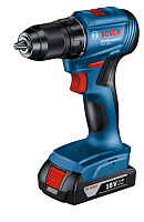 Дрель-шуруповерт аккумуляторная Bosch GSR185-LI (бесщеточный) кейс 18В 54/21Нм 2акк*2.0а/ч (06019K3000)