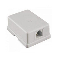 Телефонная розетка RG-11 (6P4C) импорт 2вх