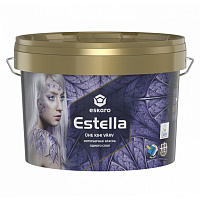 Краска интерьерная одного слоя глубокоматовая Estella белый база А Eskaro ESP111 (2.7л)