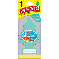 Ароматизатор Little Trees Ёлочка Прибрежный бриз Bayside Breeze U1P-17121-RUSS