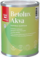 Краска для полов Betolux Akva полуглянцевая база С бесцветная Tikkurila 41260030110 (0.9л)