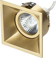 Светильник DOMINO QUADRO MR16  золото LightStar 214503