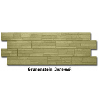 Панель фасадная DOCKE Stein 1196*426 зеленая