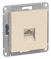 Розетка Atlas Design ATN000283 компьютерная бежевый RJ45