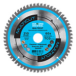 Диск пильный мультиматериал DIAMOND INDUSTRIAL ф210*30мм*60 зуб TCG MultiCut (DIDM210Z60)