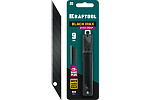Лезвия KRAFTOOL "BLACK MAX" 09602-09-S10 сегментированные для ножей 9мм 9 сегментов (10штук)