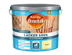 Лак на водной основе для мебели и стен Omnitex by Pinotex Laker Aqua 10 матовый (2.7л)