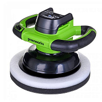 Полировальная машина акк. Greenworks G24BU10, 24V, 254 мм, 2800 об/мин, ампл.11,5 мм, без АКБ и ЗУ (3502107)