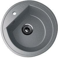 Мойка кухонная Ulgran U-103-309 круглая 1 чаша 50*50см темно-серый