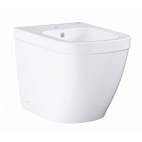Биде напольное Euro Ceramic, 1 отверстие, цвет альпин-белый, GROHE 39340000