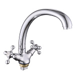 Смеситель KDM-2008A-02-69 для кухни двуручный Lucky Tap