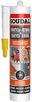 Клей монтажный Clear FIX каучуковый прозрачный Soudal 146446 (0.28л)