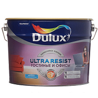 Dulux Ultra Resist краска для стен и потолков прозрачная (База BC) 9 л