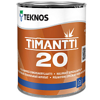 Краска акрилатная Teknos Timantti 20 полуматовая (База PM1) 0.9 л
