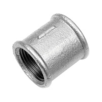 Муфта ДУ15 1/2" внутренняя резьба оцинкованная чугун FT 770262