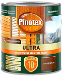 Лазурь влагостойкая для дерева Pinotex Ultra красное дерево 5803602 (2.5л)