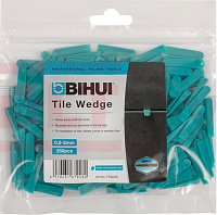 Клинья для укладки плитки 0.5-5мм 250штук BIHUI TSW250