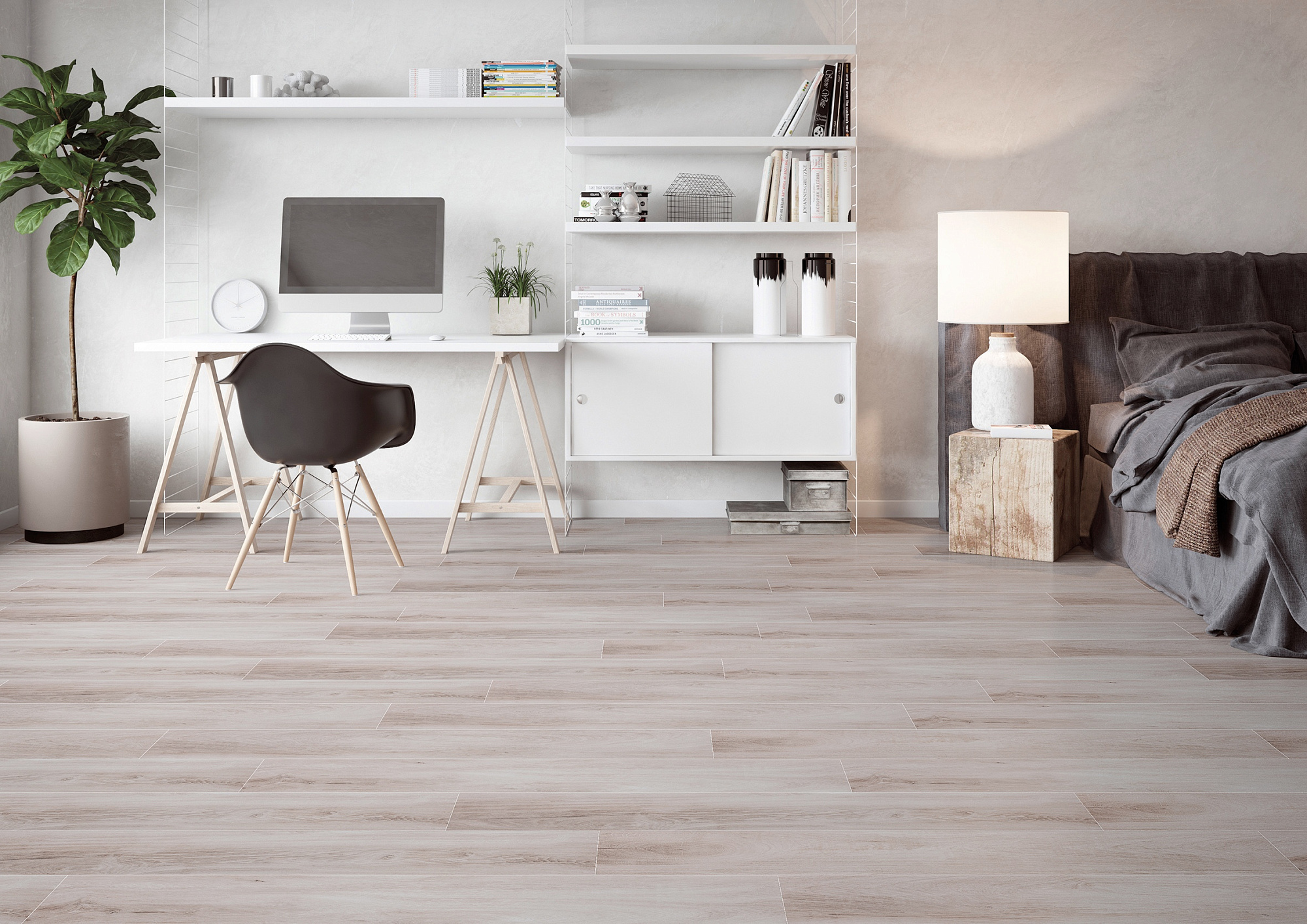 Керамогранит Hillwood Grey 120.2*19.3 см серый, Laparet купить 1