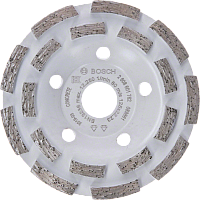 Чашка шлифовальная алмазная Bosch 125*22  2-рядн EFC LongLife(бетон) (2608601762)