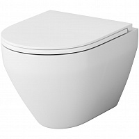 Унитаз подвесной AM.PM Spirit V2.0 FlashClean C701700WH с сиденьем C707857WH с микролифтом белый глянец