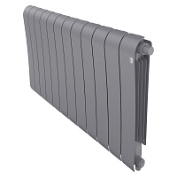 Радиатор биметаллический Infinity 500 VR80 12 секций Silver Satin Royal Thermo RTINSSVR8050012