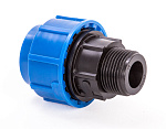 Муфта компрессионная переходная для ПНД труб 40*1" НP Lammin Lm34003040025A(130/10)