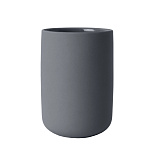 Стакан для зубных щеток настольный FEEL GRAY серый,керамика FORA FOR-FE044GR