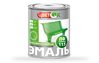 Эмаль ЦветОК ПФ-115 белая 0.8 кг