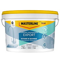 Краска латексная Masterline by Marshall Export Кухни и Ванны матовая белая база BW 50036098 (2.5л) Краска латексная Masterline by Marshall Export Кухни и Ванны матовая белая база BW 50036098 (2.5л)