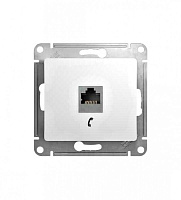 Розетка GLOSSA  GSL000181K д/ компьютера механизм  RJ45 кат.5E белый