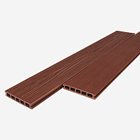 Доска террасная пустотелая UnoDeck ULTRA 150*24*3000мм RusDecking тик