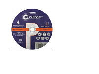 Круг отрезной по металлу,нержавеющей стали Cutop Profi Т41-230*1.8*22.2 проф 39982т