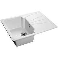 Мойка кухонная GranFest STANDART GF-S-680L прямоугольная с крылом 680*498мм иней
