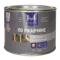 Грунт-эмаль по ржавчине 3в1 MetalKID быстросохнущая RAL 9003 белый (0.5л) Грунт-эмаль по ржавчине 3в1 MetalKID быстросохнущая RAL 9003 белый (0.5л)