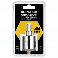 Коронка алмазая по керамограниту Diamond Industrial ф 38 мм (в сборе) мокр рез хв.-3 гр. (DIDCSC038)