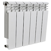 Радиатор биметаллический Rommer Profi BM 350 6 секций RAL9016 86630