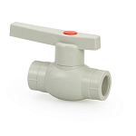 Кран шаровой PPR 20 Lammin полипропиленовый серый Lm31072000020G