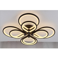 Люстра Schaffner Omento LED 208W 17680LM 3000K-6000K кофейная 39035-4+4 Coffee