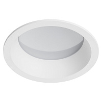 Рамка (светильник) для крепления LED источника света PVC PIANO ROUND LightStar 012906 белый