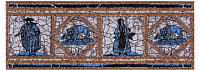 Вставка-подступеник CADAQUES AZUL  12*33