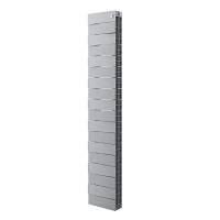 Радиатор биметаллический PianoForte Tower 200 18 секции Royal Thermo RTPFTSS20018 Silver Satin