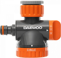 Адаптер двухканальный с лейкой для крана G 3/4" и 1" (26.5-33.3mm) DAEWOO DWC 1325